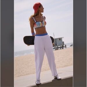 NWT Free People Movement Score Board pants in white